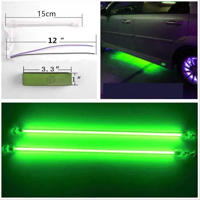 Alt view image 2 of 5 - Yassdwbn 2Pcs 15CM Light Tube Car SUV Underbody System Light Tube CCFL Cold Cathode Tube