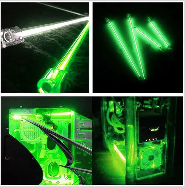 Alt view image 4 of 5 - Yassdwbn 2Pcs 15CM Light Tube Car SUV Underbody System Light Tube CCFL Cold Cathode Tube
