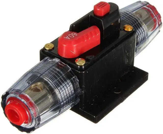 Alt view image 5 of 5 - Yassdwbn DC 12V Car Audio Inline Circuit Breaker Fuse for System Protection 60A