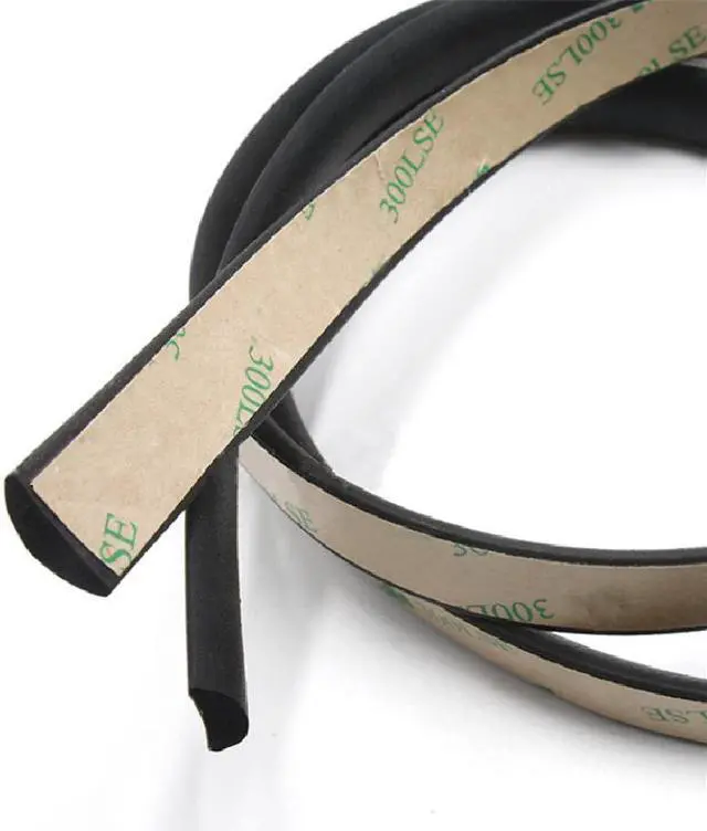 Alt view image 3 of 5 - Paiying 5M Rubber Seal Strip Car Windshield Sunroof Triangular Window Trim Weatherstrip