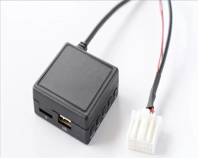 Alt view image 3 of 5 - Paiying Car Bluetooth 5.0 AUX USB Music Adapter Wireless For Mazda 6 2006