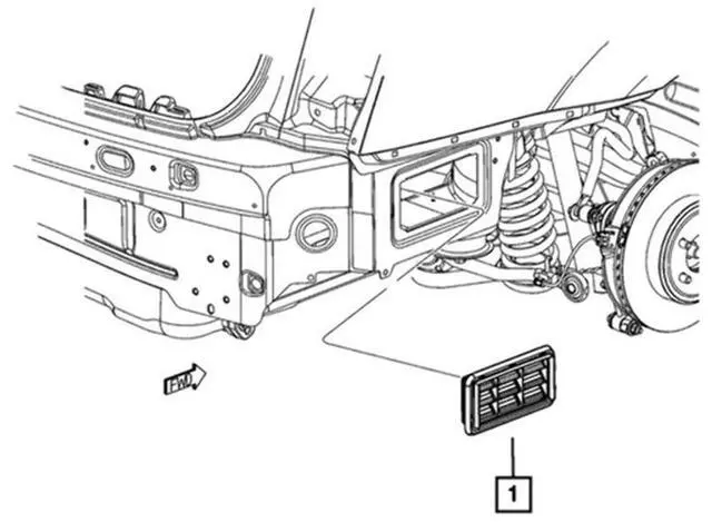 Alt view image 5 of 5 - Paiying 5058636AD Exhauster Bodyside Aperture For Jeep Wrangler 11-17 Chrysler 200 11-14