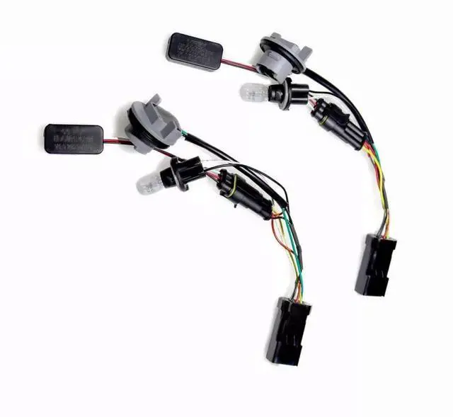 Alt view image 2 of 5 - Paiying 2Pcs Tail Light Lamp Converter Harness 640011 For Ram 1500 2500 3500 2013-2018