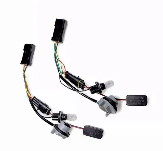 Alt view image 3 of 5 - Paiying 2Pcs Tail Light Lamp Converter Harness 640011 For Ram 1500 2500 3500 2013-2018