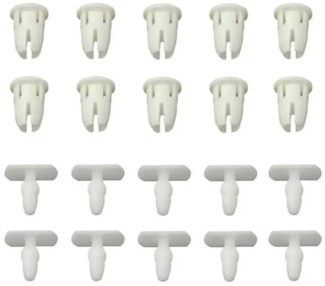 Alt view image 5 of 5 - Acaigel 20Pcs Fastener Clips Side Skirt Door Sill Card Panel Linning Repair Trim Clips For Mercedes/Benz