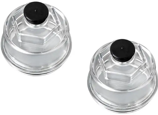 Alt view image 2 of 5 - Paiying 2Pcs 12011-1 Oil Dust Caps 3-3/4" Oil Cap For 10K-16000 Trailer Axle Bearing