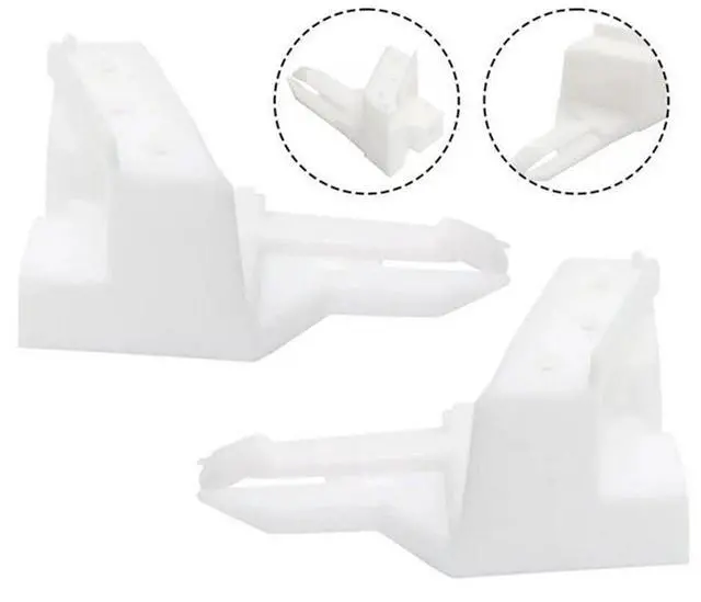 Alt view image 2 of 5 - Yassdwbn 1 Pair Car Bumper Retainer Bracket Set For Mitsubishi Lancer  6400A851 6400A852