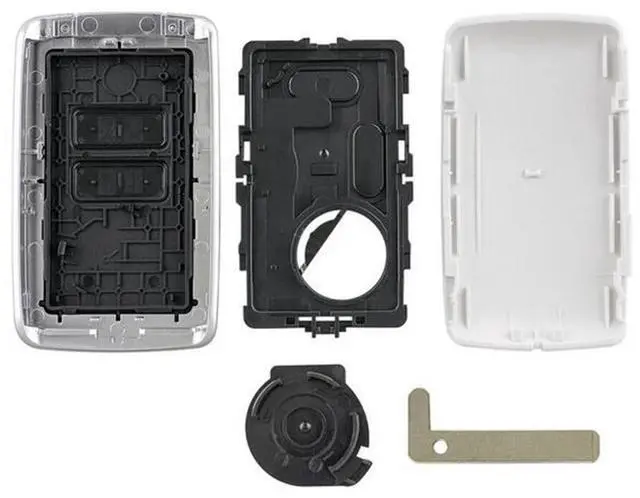 Alt view image 2 of 5 - Yassdwbn 4 Button Key Shell Cover Remote Fob For Renault Espace Megane Captur Clio 16-20