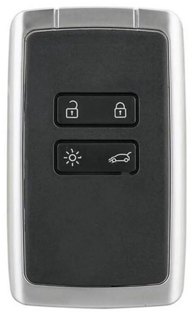 Alt view image 4 of 5 - Yassdwbn 4 Button Key Shell Cover Remote Fob For Renault Espace Megane Captur Clio 16-20