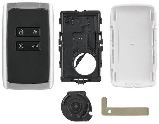 Main image of Yassdwbn 4 Button Key Shell Cover Remote Fob For Renault Espace Megane Captur Clio 16-20