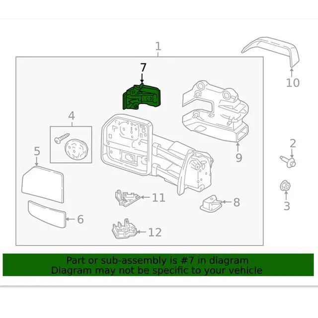 Alt view image 5 of 5 - Yassdwbn For Ford Signal Lamp Fl3Z13B375Cc