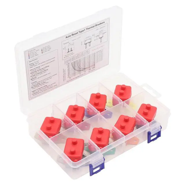 Alt view image 4 of 7 - Yassdwbn 8Pcs Auto Reset Circuit Breaker With Cover 12V - 24V 5A-50A For Car Rv Marine Boat