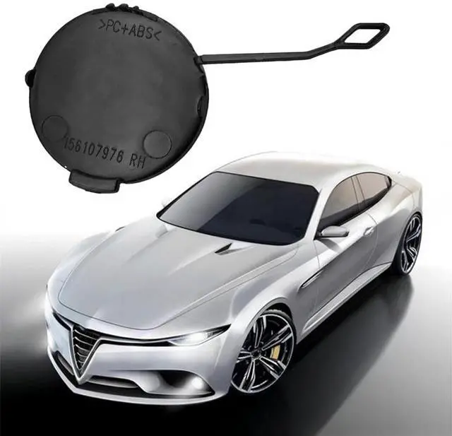 Alt view image 2 of 6 - Paiying Front Bumper Tow Hook Eye Cap Cover Rh For Alfa Romeo Giulia 2017-23