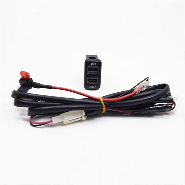 Alt view image 6 of 7 - Yassdwbn 18W Car Charger Dual-Usb Qc3.0 Fast Charging For Toyota Tacoma Fj Cruiser Hilux