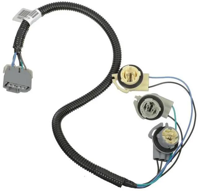 Alt view image 6 of 6 - Paiying Tail Light Socket Wiring Harness Rear Left 16532723 For Chevrolet Truck Suv
