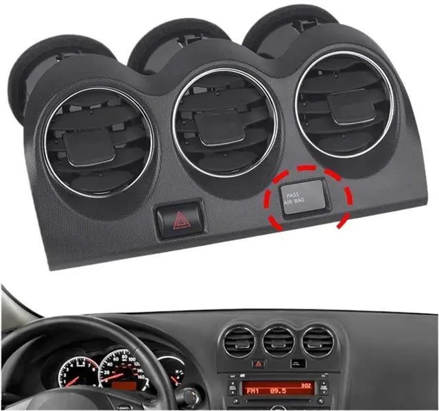 Main image of Paiying Dashboard Ac Air Vents W/Hazard Switch 68750-Ja00A For Nissan Altima 07-12