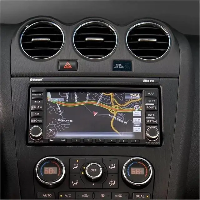 Alt view image 3 of 6 - Paiying Dashboard Ac Air Vents W/Hazard Switch 68750-Ja00A For Nissan Altima 07-12