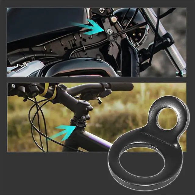 Alt view image 4 of 5 - Paiying 10Pcs Tie Down Anchors Tie Down Strap Rings For Motorcycle Atv Dirt Bike