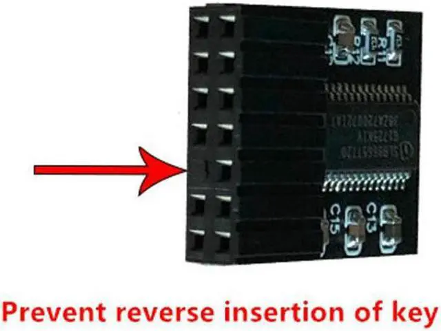 Alt view image 5 of 5 - TPM 2.0 Module 14 PinTrusted Platform Module LPC for MSI MS-4136