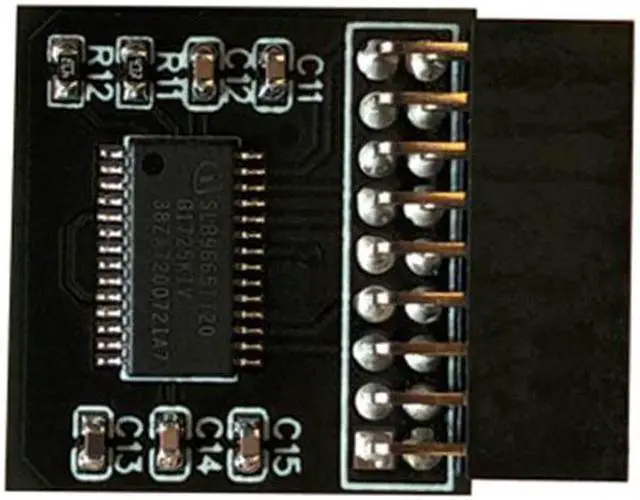 Alt view image 5 of 6 - For ASROCK 18PIN LPC Motherboard Windows 11 TPM 2.0 Security Module Board x 1