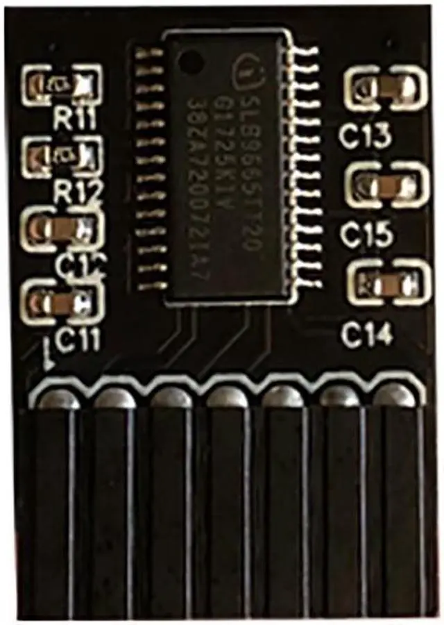 Alt view image 2 of 6 - TPM 2.0 Security Module Supports Windows 11 For ASUS Motherboard 14 Pin LPC Card