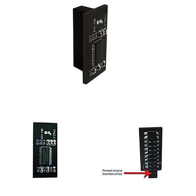 Alt view image 3 of 14 - For ASUS TPM-L R2.0 Compatible Trusted Platform TPM 2.0 Module 20 Pin Windows 11
