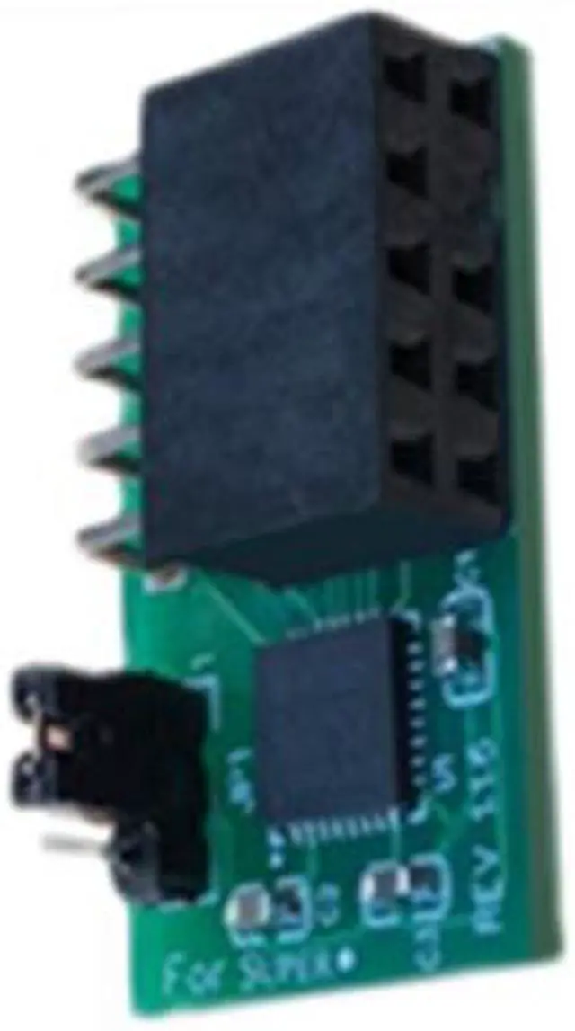Alt view image 5 of 5 - TPM 2.0 Module For SuperMicro AOM-TPM-9670V 10Pin SPI TPM 2.0 Module Trusted Platform