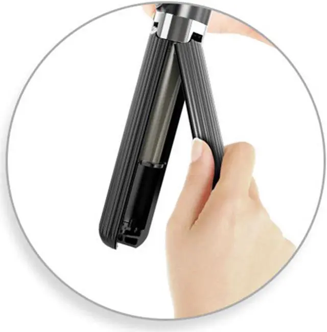 Alt view image 6 of 6 - 360° Rotation Bluetooth Selfie Stick Tripod  Black with Wireless Remote