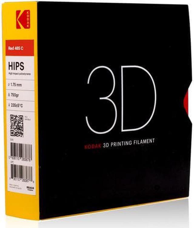 Alt view image 4 of 4 - Kodak 3D Printing HIPS Filament 1.75mm (Red)