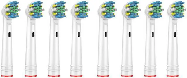 Main image of Set of 8 Compatible Toothbrush Replacement Heads - Floss Specialist