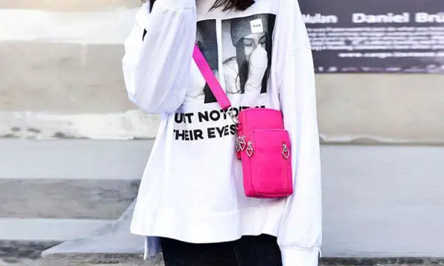 Alt view image 2 of 6 - Crossbody Bag Waterproof - Rose Red