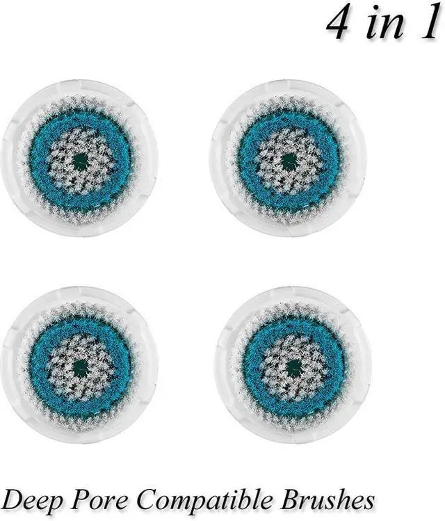 Main image of Facial Clarisonic Compatible Brushes - 4 Heads for Deep Pore Skin