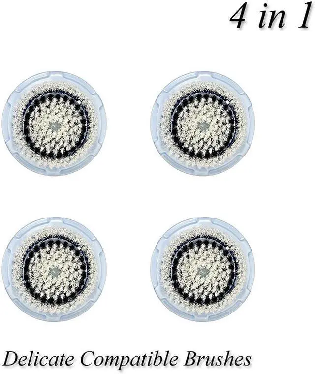 Main image of Facial Clarisonic Compatible Brushes - 4 Heads for Delicate Skin