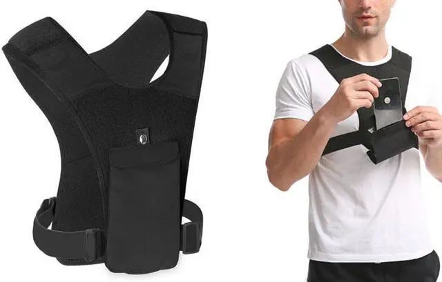 Main image of Running Smartphone Holder Vest - Black