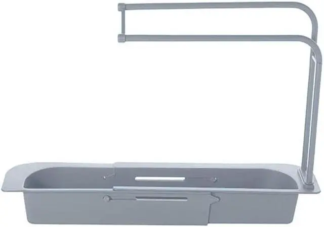 Main image of Telescopic Sink Storage Rack - Grey