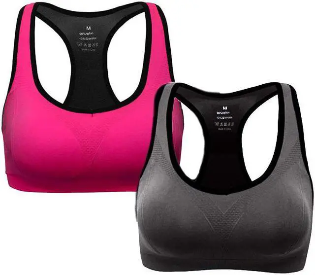 Main image of Women's 2-pack High Impact Racerback Sports Bras-M