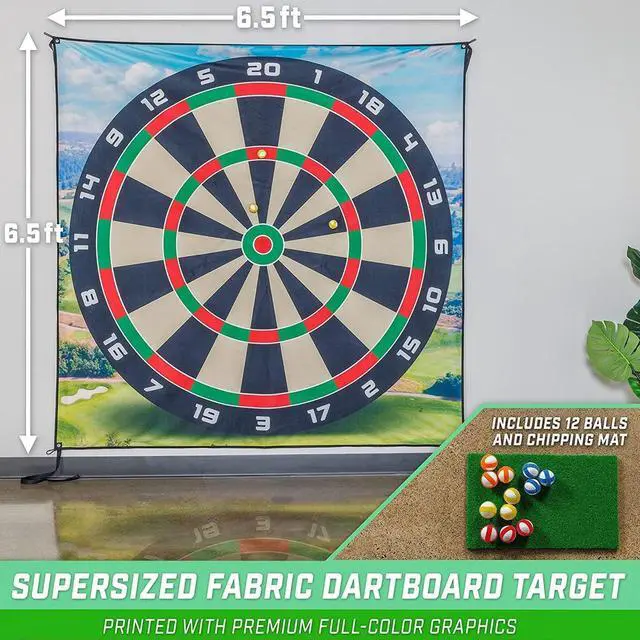 Alt view image 4 of 4 - Dart Board Golf Game - Great Indoor Fun For Adults & Kids - Style A