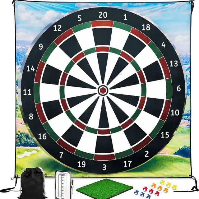 Alt view image 2 of 4 - Dart Board Golf Game - Great Indoor Fun For Adults & Kids - Style B
Great Indoor Fun 
The Ultimate Golf & Darts Mash-Up
Players aim at a giant, soft dartboard using golf balls instead of darts