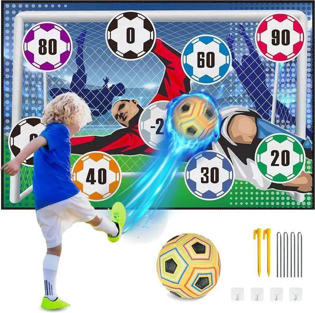 Main image of Indoor Football Game with One Ball - Great Indoor Fun For Adults & Kids - Orange Ball