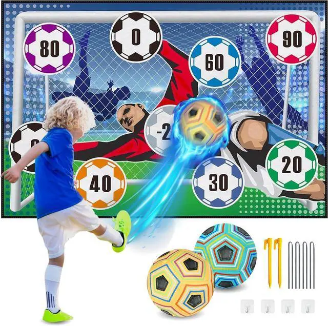Main image of Indoor Football Game with Two Ball - Great Indoor Fun For Adults & Kids - Blue and Orange Ball
Bring the thrill of the pitch into your living room with the Indoor Football Game