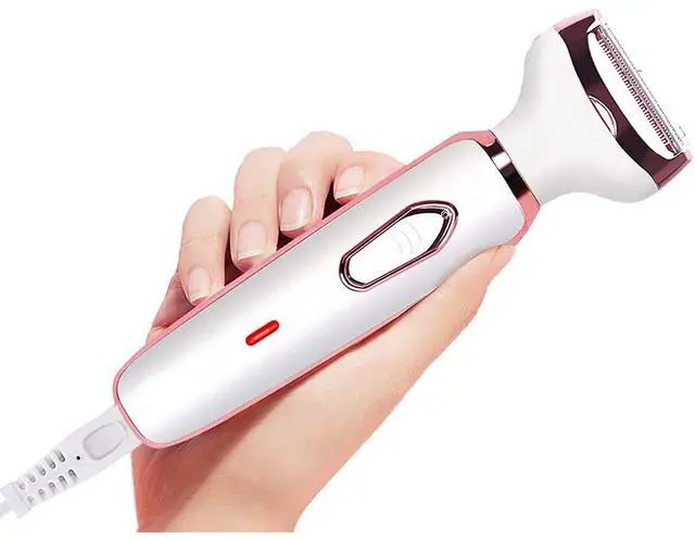 Alt view image 2 of 2 - 4 in 1 Electric Shaver for Ladies - White with Pink