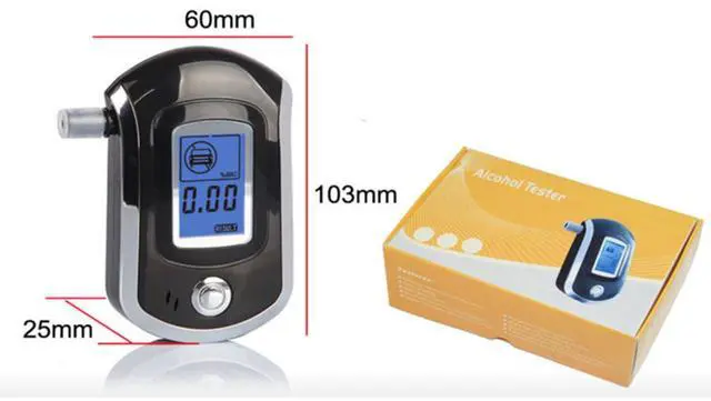 Alt view image 2 of 5 - Digital Breathalyser with CE