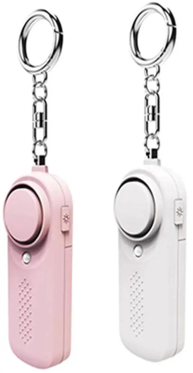 Main image of Personal Alarm CE Version 2 Pack - 1x White - 1x Pink