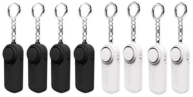 Main image of Personal Alarm CE Version 8 Pack - 4x Black - 4x White