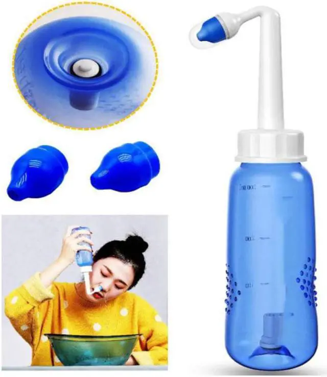 Main image of ICB Nasal Irrigator For Nose Wash Cleaner - 300ml - Nose Wash Cleaner For Both Adults Kids Gently Removes Dirt  Pollen  Mold Dust Mucus etc