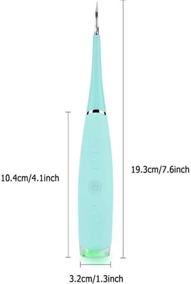 Alt view image 4 of 7 - Electric Sonic Dental Calculus Plaque Remover Tool Kit - Blue - Keep Your Teeth And Gums in Great Shape and Achieve Best Oral Health Care Using This Electric Dental Calculus Remover