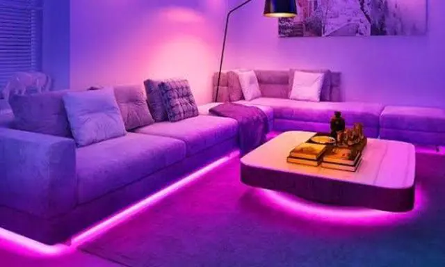 Alt view image 2 of 7 - 5m Led Lights for Bedroom Home Party Strip Lights - Multi Colour Comes With Remote Control