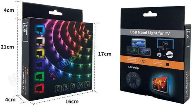 Alt view image 5 of 7 - 5m Led Lights for Bedroom Home Party Strip Lights - Multi Colour Comes With Remote Control