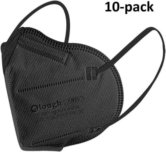 Main image of Set of 10 Elough KN95 Face Masks - Black - GB2626-2019 Certified