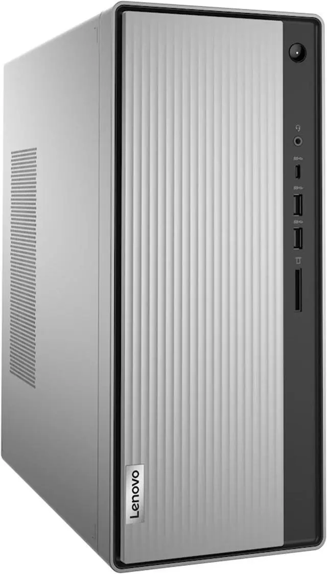 Alt view image 6 of 8 - Lenovo IdeaCentre 5 14IMB05 Tower 8GB 1TB Intel Core i5-10400 Win10, Gray